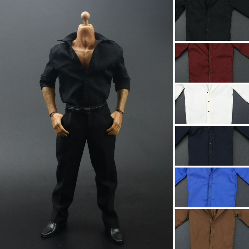 1/6 Soldier Solid Color Shirt  - Vintage Fashion Dolls 리뷰 및 가격
