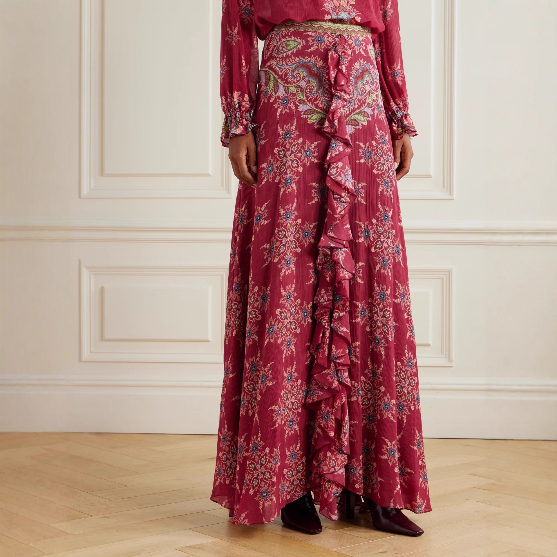 Elegant Silk Chiffon Blouse An - Vintage Fashion Outfit 리뷰 및 가격