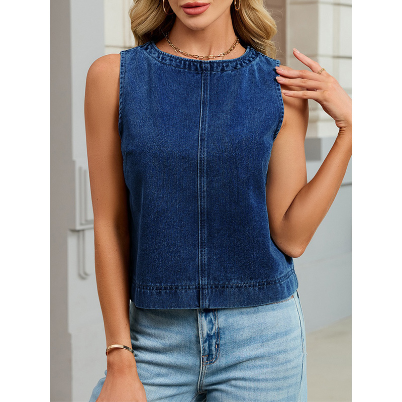 Benuynffy Casual Round Neck De - Vintage Fashion Jeans 리뷰 및 가격