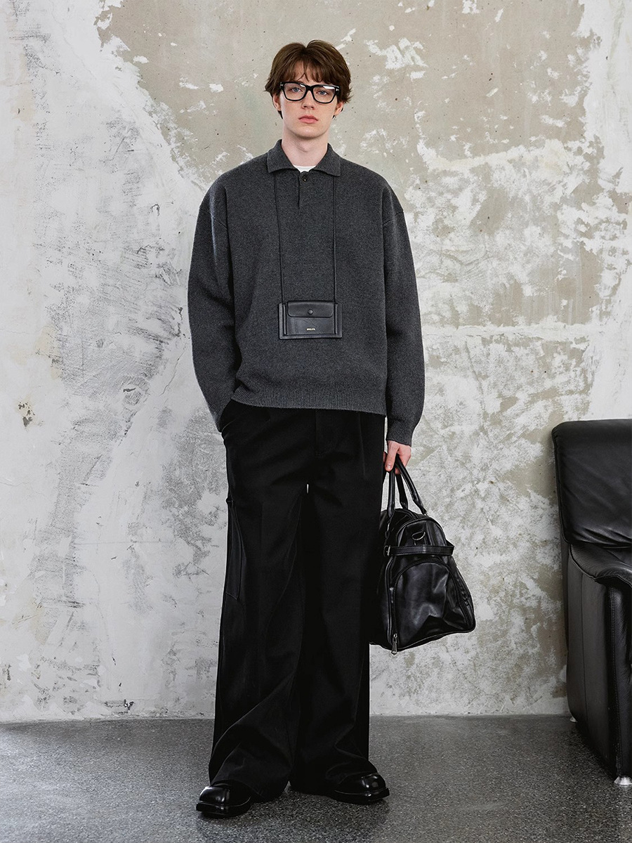 Fur Collar Pullovers Cashmere  - Vintage Urban Fashion 리뷰 및 가격