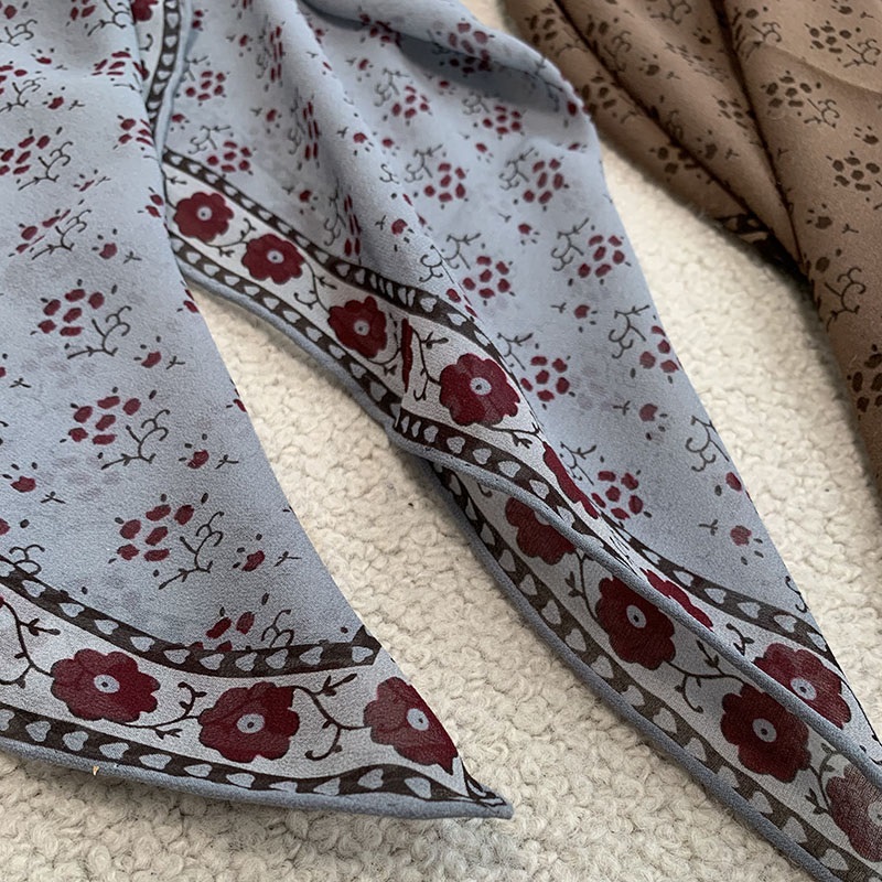 100% Silk Bandana Scarf Necker - Vintage Fashion Rings For Women 리뷰 및 가격
