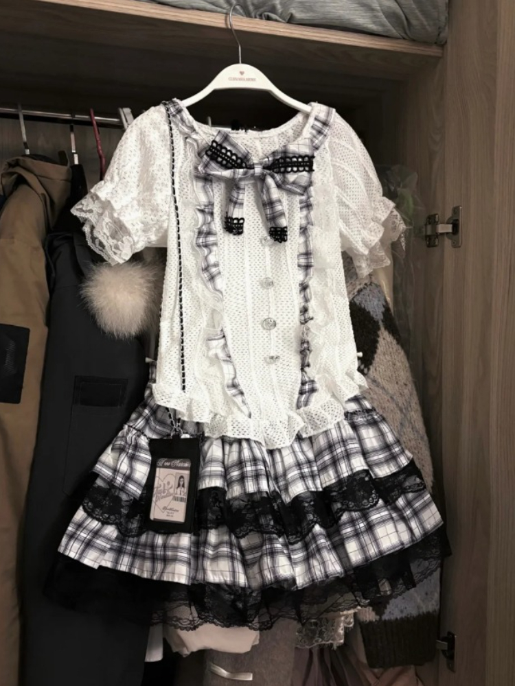 Japanese Sweet Preppy Style 2  - Vintage Fashion Style Female 리뷰 및 가격