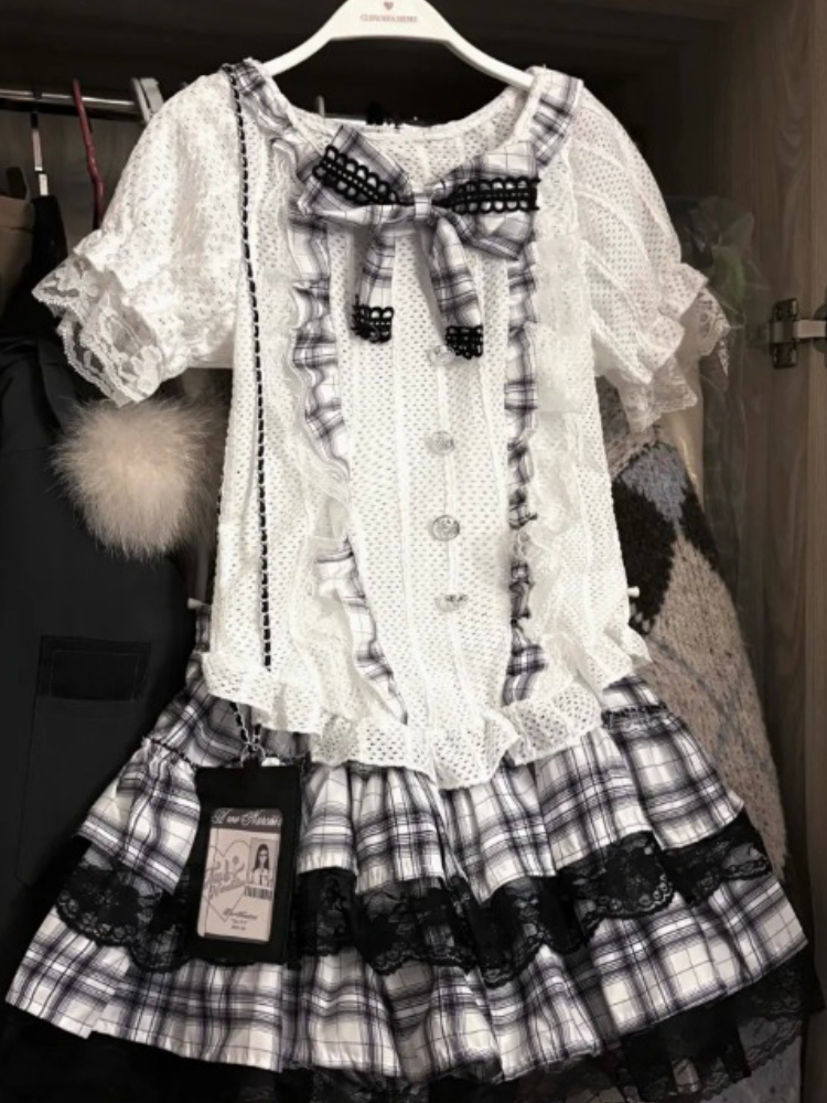 Japanese Sweet Preppy Style 2  - Vintage Fashion Style Female 리뷰 및 가격