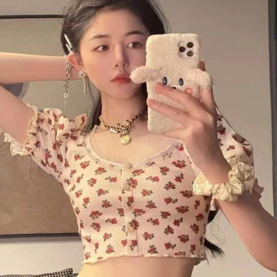 Y2K K-Fashion Japanese Floral  - Retro Vintage Korean Fashion 리뷰 및 가격