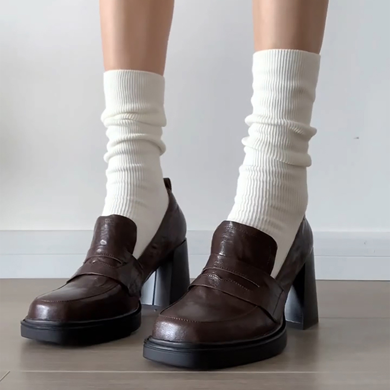 College Style Women Loafer Sho - Vintage Fashion Style Female 리뷰 및 가격