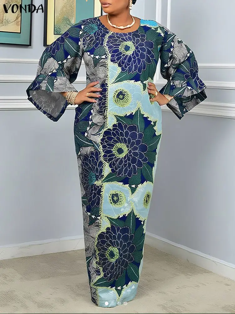 VONDA Women Bohemian Maxi Dres - Vintage Fashion Plus Size 리뷰 및 가격