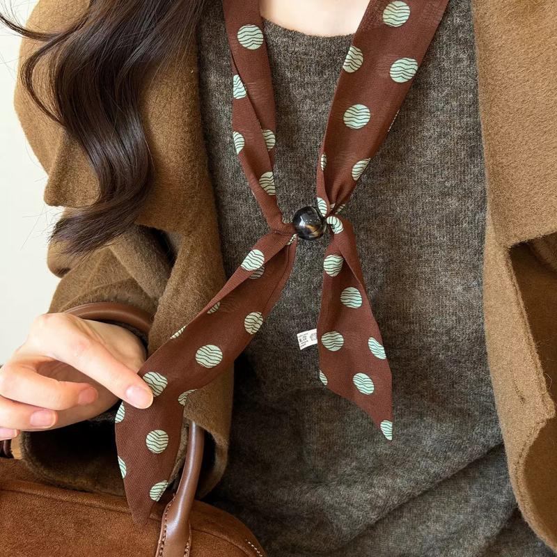 Vintage Polka Dot Chiffon Bead - Vintage Fashion Outfit 리뷰 및 가격