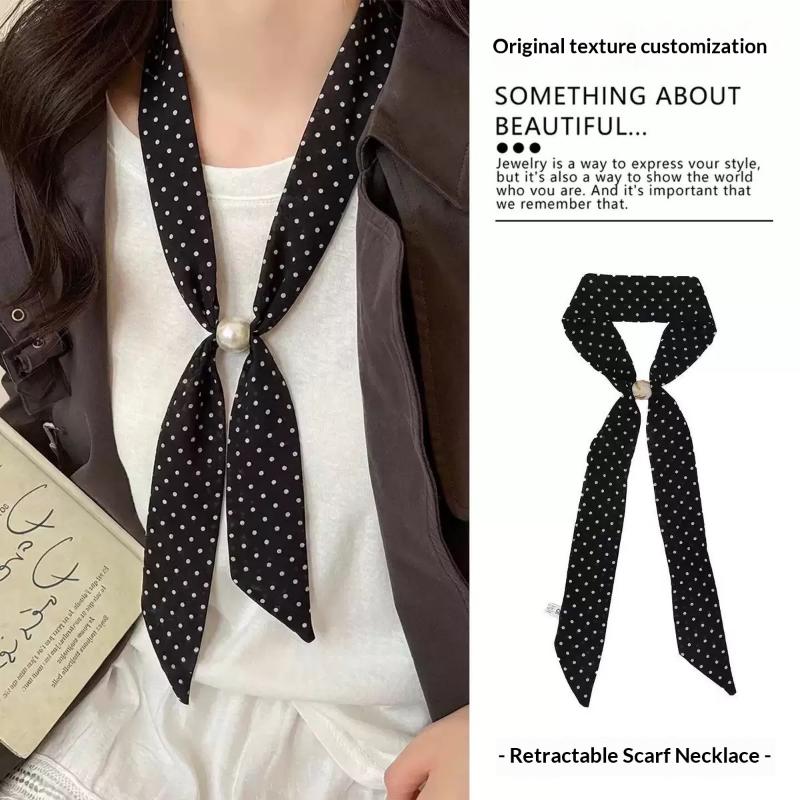 Vintage Polka Dot Chiffon Bead - Vintage Fashion Outfit 리뷰 및 가격