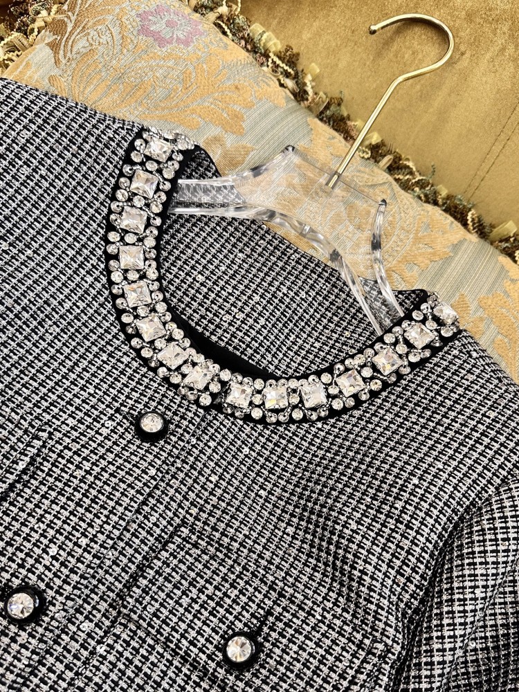 Diamond Beading Shiny Lady Jac - Vintage Fashion Retro Outfit 리뷰 및 가격