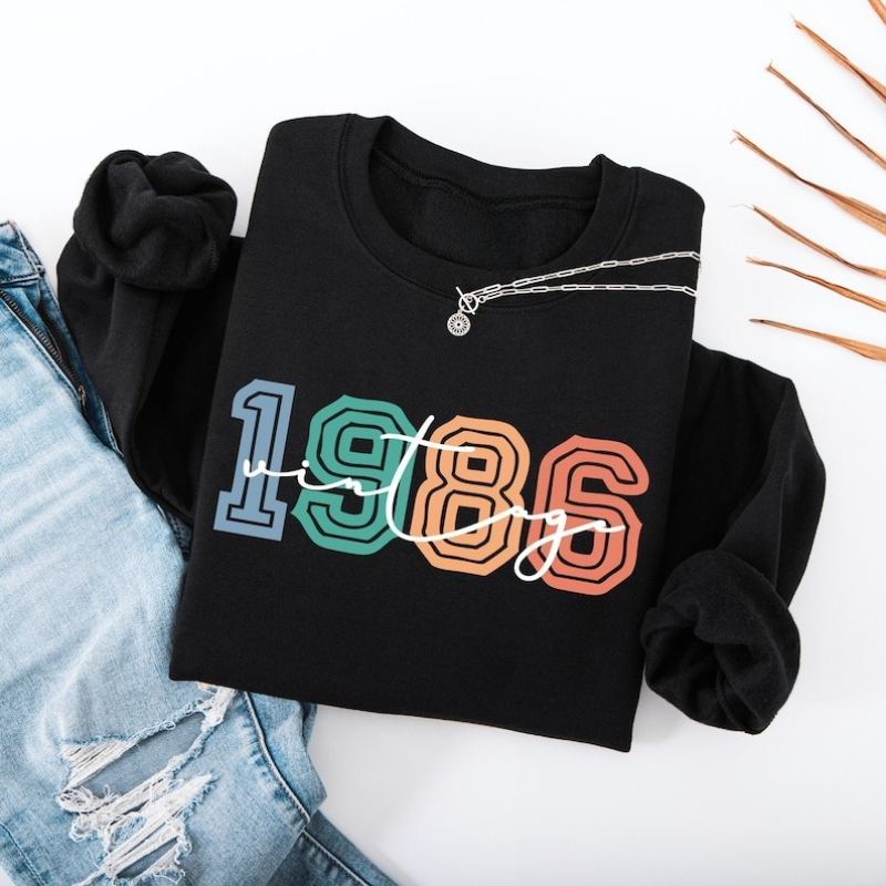 Vintage 1986 40th Birthday Win - Vintage Fashion Retro Outfit 리뷰 및 가격