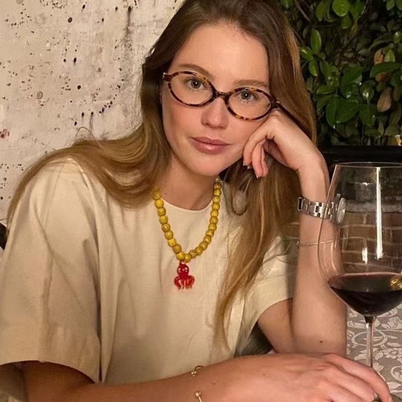 Ins Influencer Same Style Glas - Vintage Fashion Influencers 리뷰 및 가격