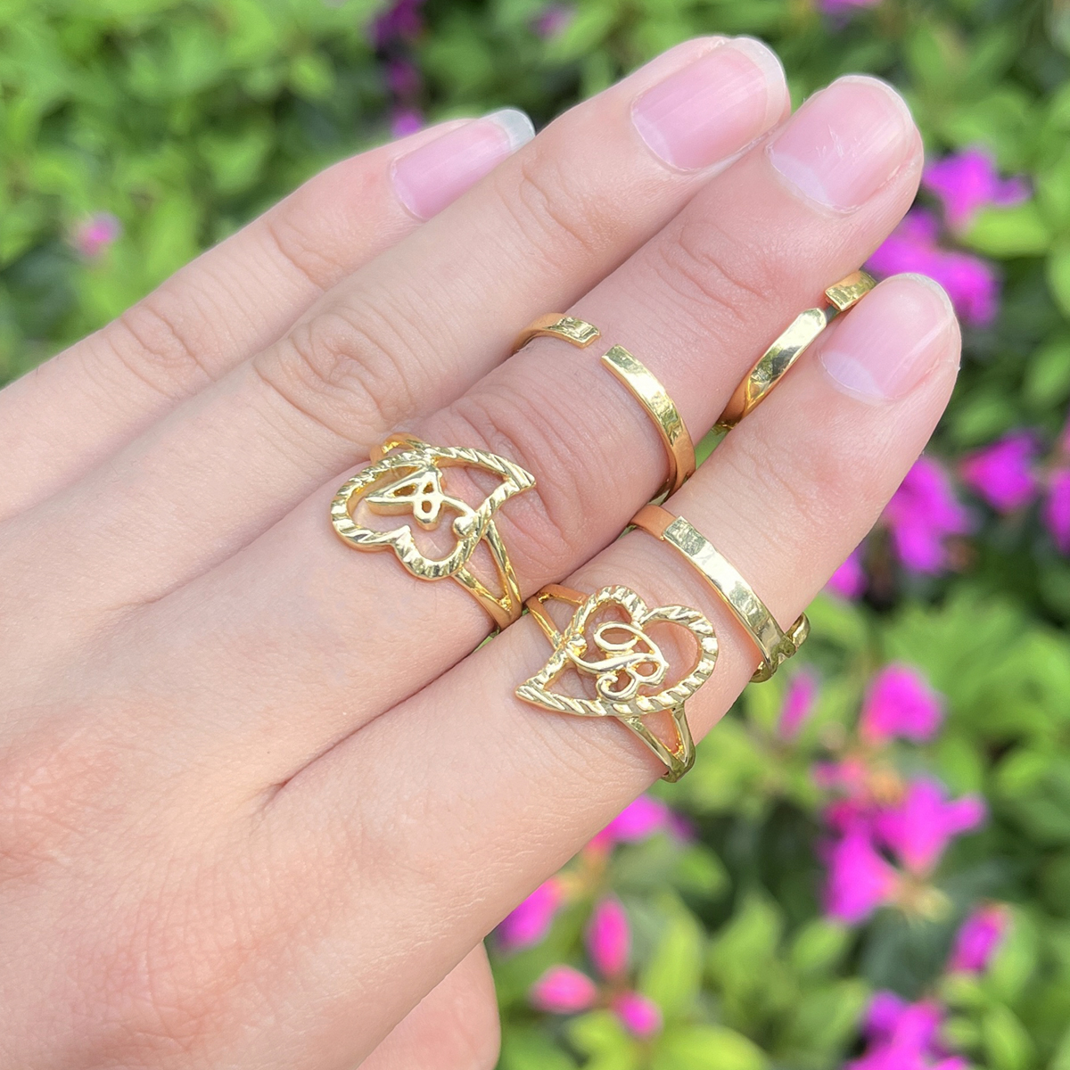 Wholesale Custom 26 Initials H - Vintage Fashion Rings For Women 리뷰 및 가격