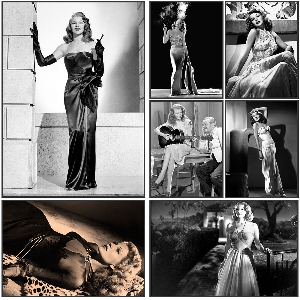 Rita Hayworth Poster,Black and - Vintage Fashion Prints For Wall 리뷰 및 가격