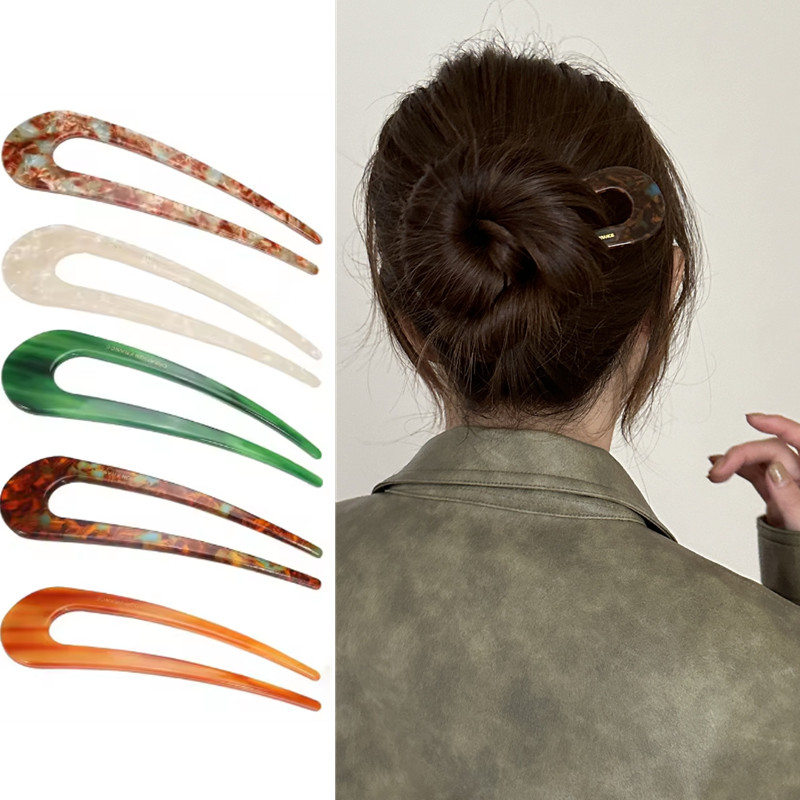 U-shaped Female Hairpin Fashio - Vintage Fashion Style Female 리뷰 및 가격