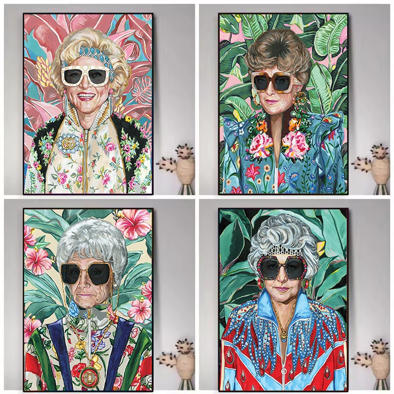 80s Vintage TV Series Golden G - Vintage Fashion Prints For Wall 리뷰 및 가격