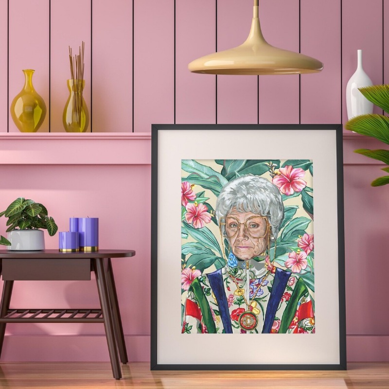 80s Vintage TV Series Golden G - Vintage Fashion Prints For Wall 리뷰 및 가격