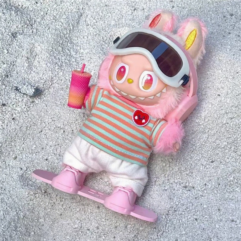 15 17cm For Labubu Doll Outdoo - Vintage Fashion Outfit 리뷰 및 가격