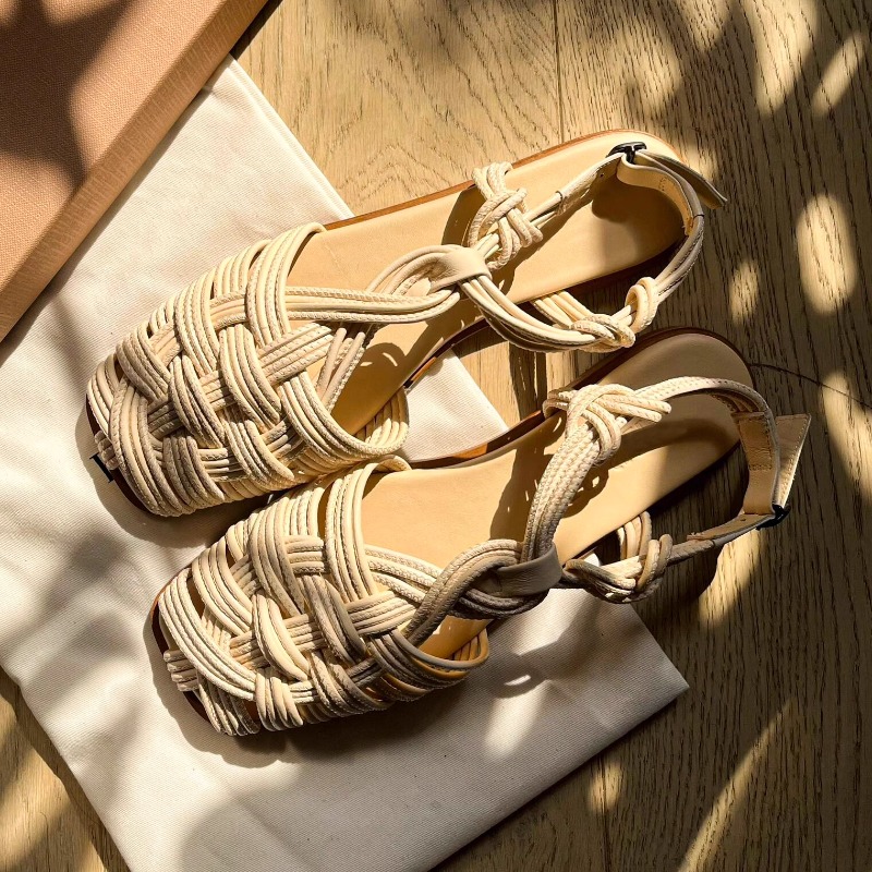 Vintage Hand-woven Flat-bottom - Vintage Fashion In 2026 리뷰 및 가격